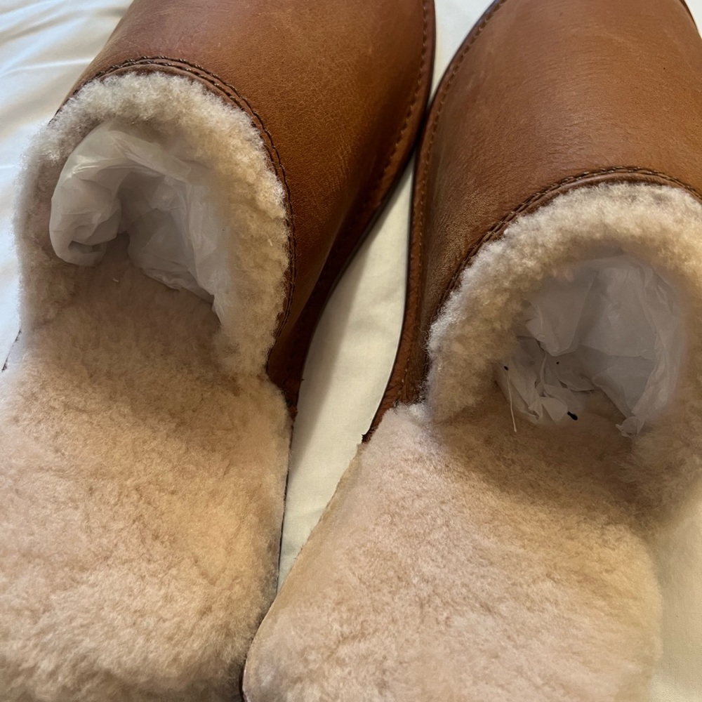 Genuine Leather Slippers